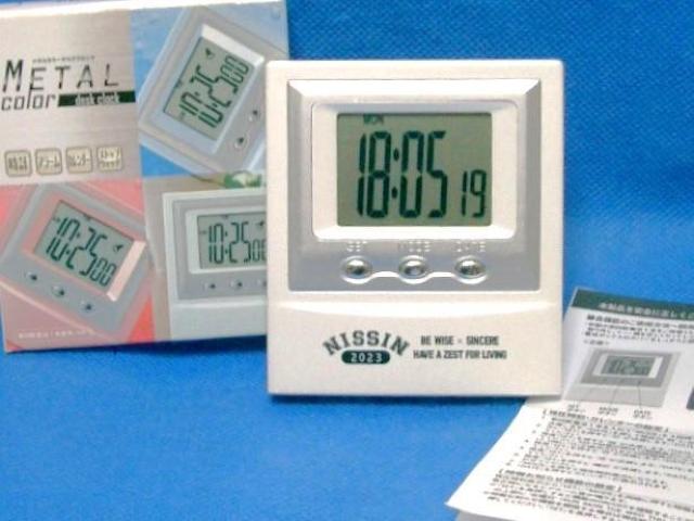 ◆< メタルカラー デスククロック > < インテリア/ライフ  ◆< メタルカラー デスククロック >  < インテリア/ライフの