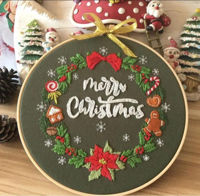 クリスマスクロスステッチ クロスステッチキット クロスメイキングキット クロスカラーフロス クロスツールキット < ペット/手芸/園芸  クリスマスクロスステッチ クロスステッチキット クロスメイキングキット クロスカラーフロス クロスツールキット < ペット/手芸/園芸の