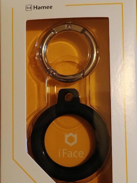 AirTagケース iFace Reflectionケース アイフェイス エアタグ カバー ストラップ ブラック < 家電/AV AirTagケース iFace Reflectionケース アイフェイス エアタグ カバー ストラップ ブラック < 家電/AVの