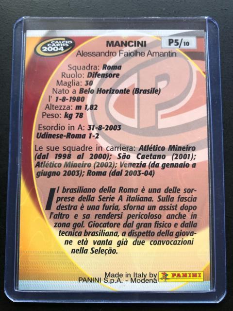 QOOScalcio PANINI/mpT/POnE|}EMANCINImCT|gn  g[fBOJ[h 