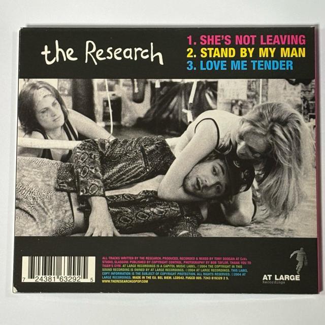 The Research / She's Not Leaving < CD/DVD/ビデオ  The Research / She's Not Leaving < CD/DVD/ビデオの