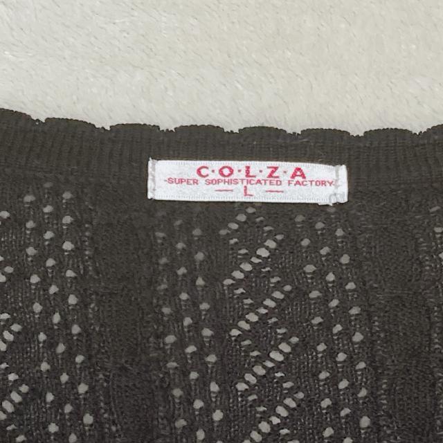 ハニーズ レース編み ニット カーディガン トップス L 黒 オフィスカジュアル N2m < ブランド  ハニーズ レース編み ニット カーディガン トップス L 黒 オフィスカジュアル N2m < ブランドの