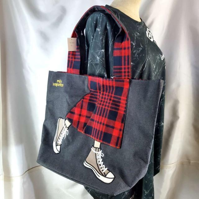 込み★ミスサパト★スカートチェック柄デザイントートバック★ < 女性ファッション  込み★ミスサパト★スカートチェック柄デザイントートバック★ < 女性ファッションの