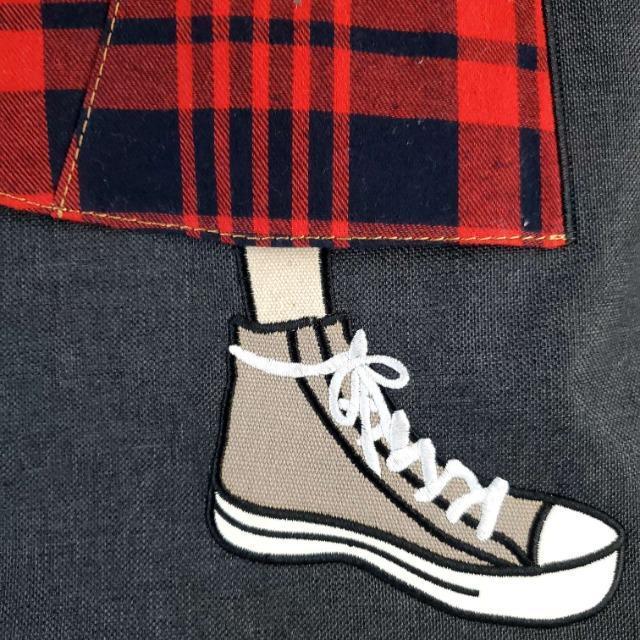 込み★ミスサパト★スカートチェック柄デザイントートバック★ < 女性ファッション  込み★ミスサパト★スカートチェック柄デザイントートバック★ < 女性ファッションの