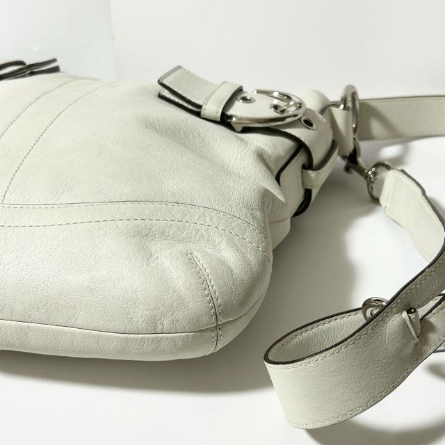 COACH コーチ ショルダーバッグ 1452 レザー ホワイト シルバー金具 < ブランド COACH コーチ ショルダーバッグ 1452 レザー ホワイト シルバー金具 < ブランドの