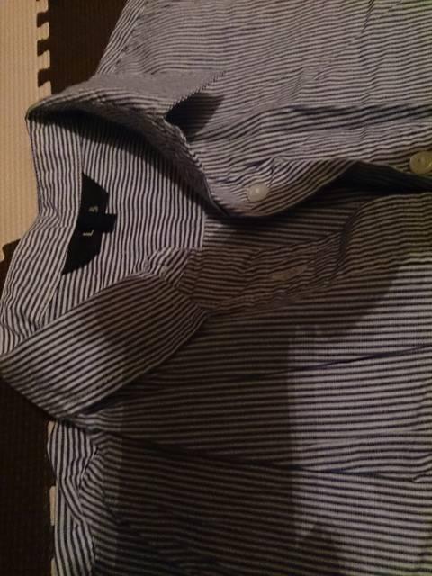 L&B ストライプシャツブラウスLサイズ 美品 < 女性ファッション  L&B ストライプシャツブラウスLサイズ 美品 < 女性ファッションの