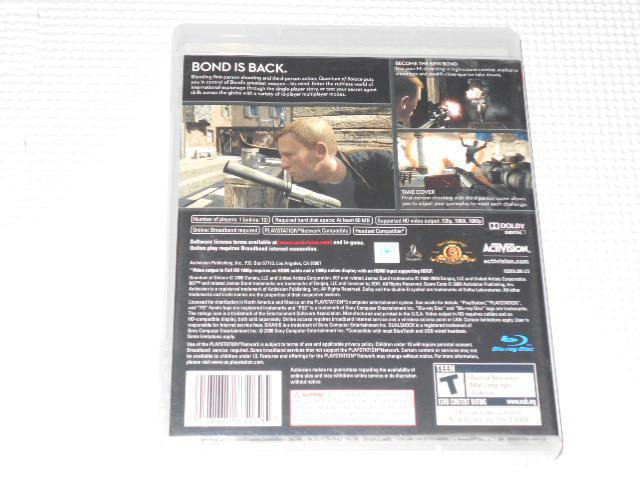 PS3★007 QUANTUM OF SOLACE 海外版 < ゲーム本体/ソフト  PS3★007 QUANTUM OF SOLACE 海外版 < ゲーム本体/ソフトの