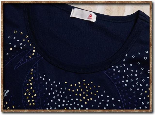 ルコック プリント入りカットソー 紺 < ブランド ルコック プリント入りカットソー 紺 < ブランドの