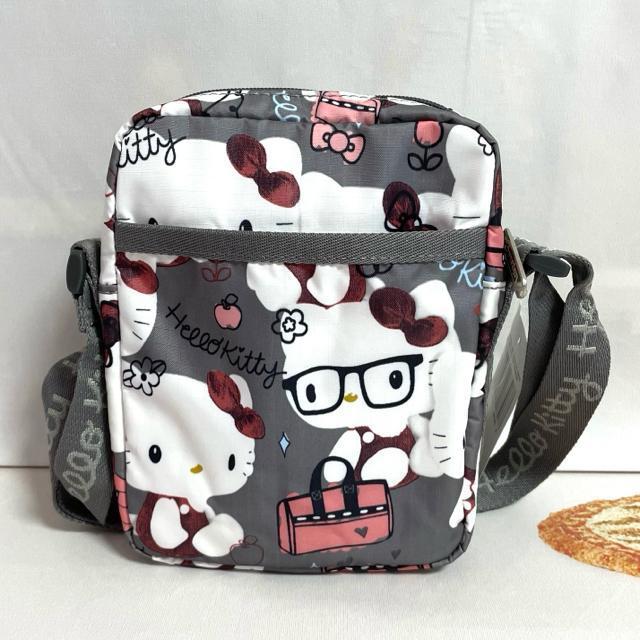 ★新品★LeSportsac レスポートサック ハローキティー グレー ショルダーバッグ ミニショルダー 3377 送料無料 < 女性ファッション  ★新品★LeSportsac レスポートサック ハローキティー グレー ショルダーバッグ ミニショルダー 3377 送料無料 < 女性ファッションの