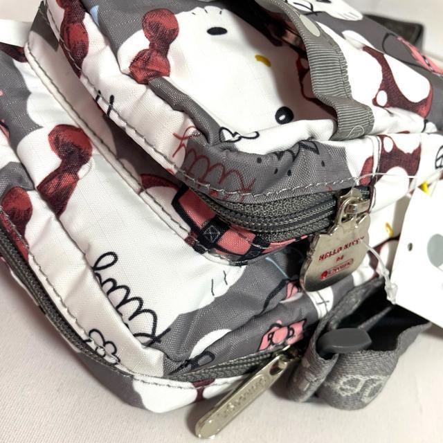 ★新品★LeSportsac レスポートサック ハローキティー グレー ショルダーバッグ ミニショルダー 3377 送料無料 < 女性ファッション  ★新品★LeSportsac レスポートサック ハローキティー グレー ショルダーバッグ ミニショルダー 3377 送料無料 < 女性ファッションの