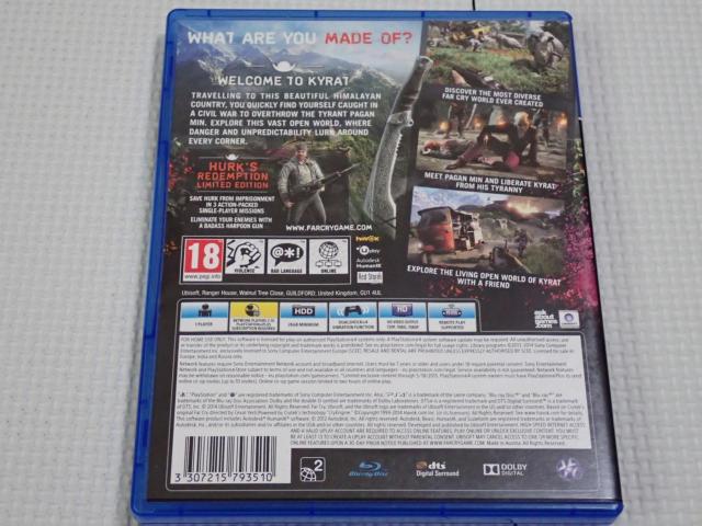 PS4★FARCRY4 LIMITED EDITION 海外版 AU版 < ゲーム本体/ソフト PS4★FARCRY4 LIMITED EDITION 海外版 AU版 < ゲーム本体/ソフトの