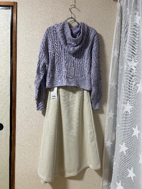 �V�i�^�O�t��AZUL by moussy���L���E�X�J�[�g& GU�P�[�u���j�b�g�p�[�J�[ �� �u�����h�� 