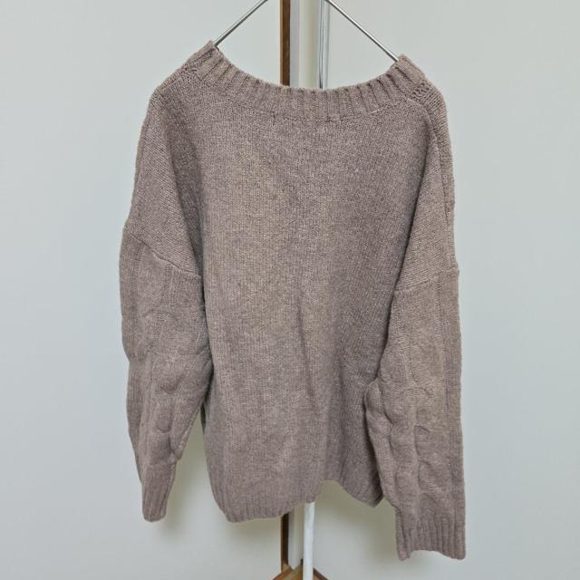 DAZY �P�[�u���Z�[�^�[ �h���b�v�V�����_�[ �v���I�[�o�[ �� �����t�@�b�V������ 