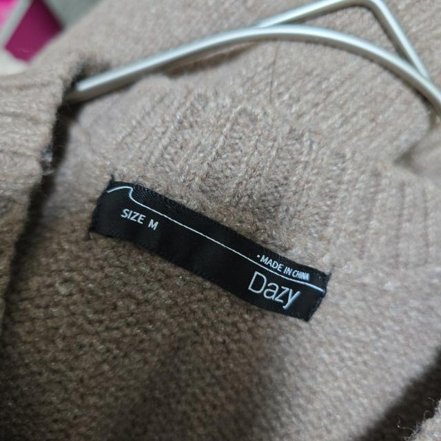 DAZY �P�[�u���Z�[�^�[ �h���b�v�V�����_�[ �v���I�[�o�[ �� �����t�@�b�V������ 