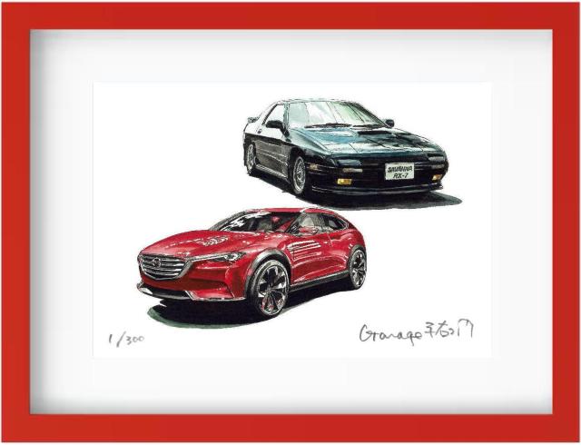 NC-311 RX-7/クロスオーバー限定版画サイン額装作家平右ヱ門 < 自動車/バイク NC-311 RX-7/クロスオーバー限定版画サイン額装作家平右ヱ門 < 自動車/バイク