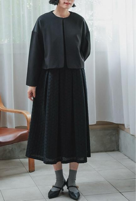 新品☆LL♪黒コットン総レースワンピスーツ♪お出かけ・フォーマル♪☆R151 < 女性ファッション 新品☆LL♪黒コットン総レースワンピスーツ♪お出かけ・フォーマル♪☆R151 < 女性ファッションの