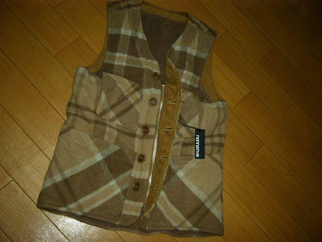 新品ノンネイティブnonnativeリバーシブルボアベスト0チェック柄 < ブランド  新品ノンネイティブnonnativeリバーシブルボアベスト0チェック柄 < ブランドの