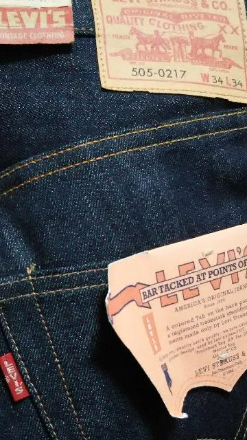 ◆新品リーバイス◆505◆ビックE◆リジット/未洗い◆W34◆ < ブランド  ◆新品リーバイス◆505◆ビックE◆リジット/未洗い◆W34◆ < ブランドの