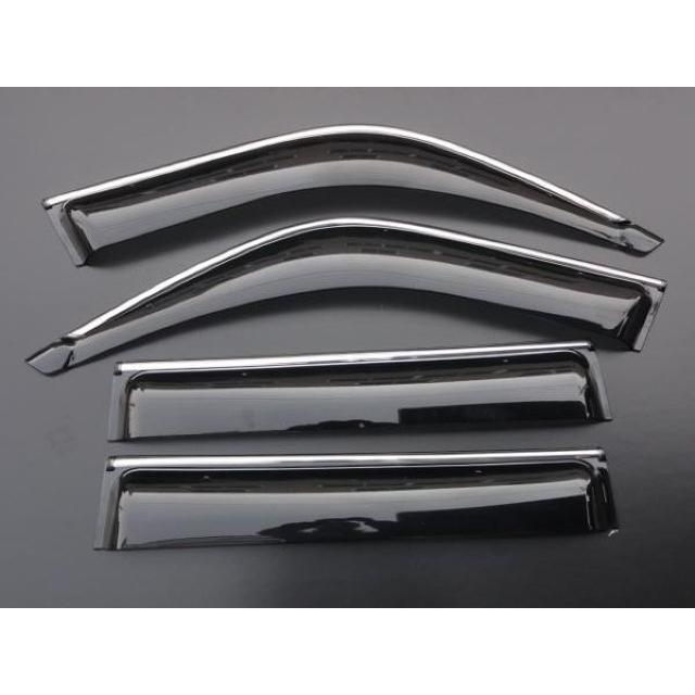 取り付け金具付き♪ トヨタ メッキラインイリドアバイザー プラド78 < 自動車/バイク 取り付け金具付き♪ トヨタ メッキラインイリドアバイザー プラド78 < 自動車/バイク