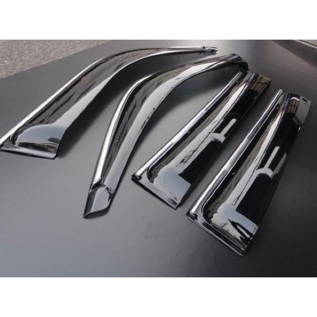 取り付け金具付き♪ トヨタ メッキラインイリドアバイザー プラド78 < 自動車/バイク 取り付け金具付き♪ トヨタ メッキラインイリドアバイザー プラド78 < 自動車/バイク
