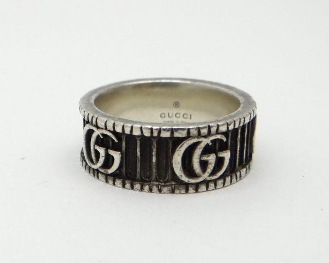 GUCCI グッチ 551899 ダブルG シルバー リング #11 SV925<USED>【送料無料】 < ブランド GUCCI グッチ 551899 ダブルG シルバー リング #11 SV925<USED>【送料無料】 < ブランドの