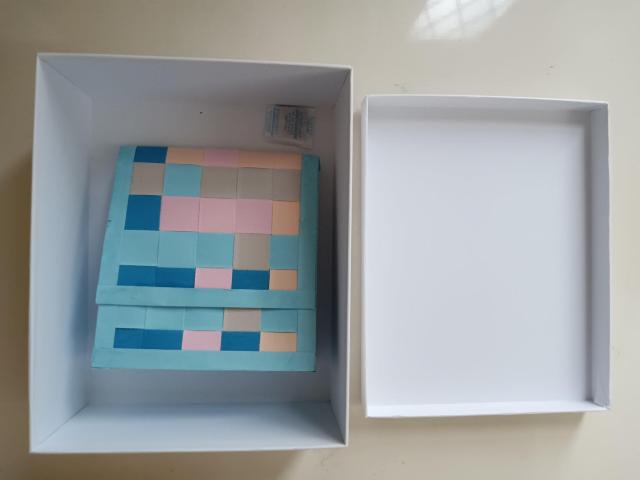 メモリアルボックス(ネイビー×ネイビー) < ペット/手芸/園芸 メモリアルボックス(ネイビー×ネイビー) < ペット/手芸/園芸の