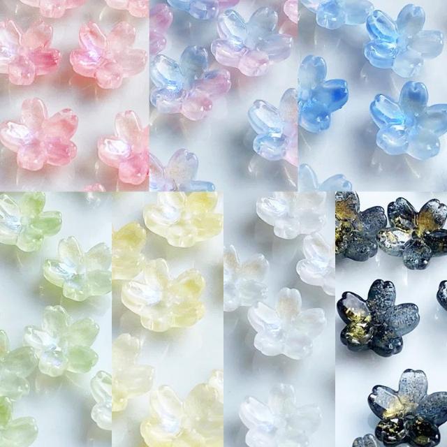 桜ガラスビーズAB30個グラスグリーン < ペット/手芸/園芸  桜ガラスビーズAB30個グラスグリーン < ペット/手芸/園芸の