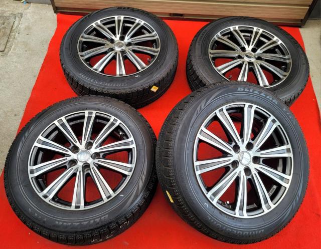 SMACK ENKEIアルミ 17インチ 5H114.3 7J+38 ブリヂストン ブリザック VRXスタッドレス 4本セット21 < 自動車/バイク SMACK ENKEIアルミ 17インチ 5H114.3 7J+38 ブリヂストン ブリザック VRXスタッドレス 4本セット21 < 自動車/バイク