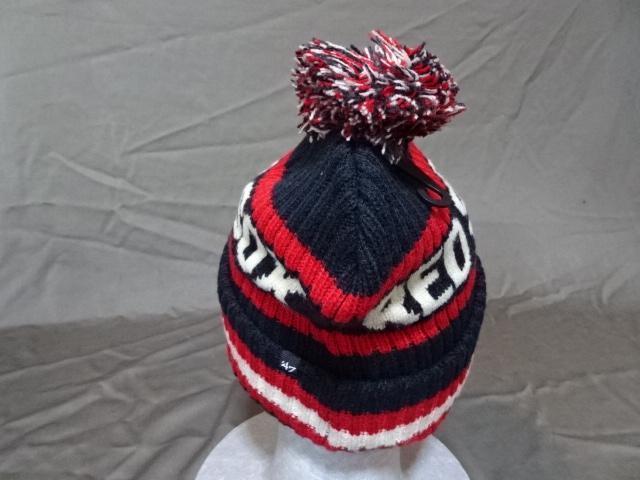 【47BRAND】社製 MLBメジャー ボストン レッドソックス【BOSTON REDSOX】 【B】ロゴ刺繍入り ニットキャップ < 男性ファッション  【47BRAND】社製 MLBメジャー ボストン レッドソックス【BOSTON REDSOX】 【B】ロゴ刺繍入り ニットキャップ < 男性ファッションの