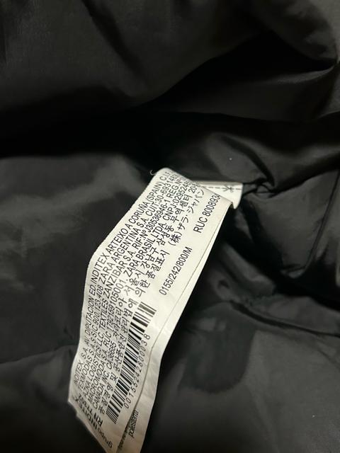 【ZARA】ザラ◆ブラック◆軽量◆中綿ジャケットブルゾン◆サイズM < ブランド 【ZARA】ザラ◆ブラック◆軽量◆中綿ジャケットブルゾン◆サイズM < ブランドの