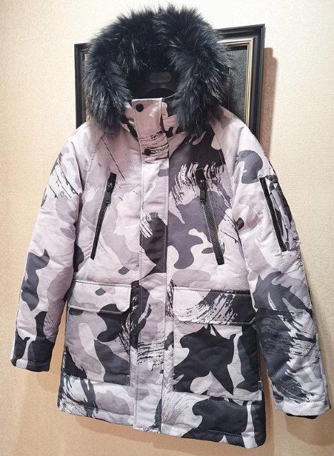 超超超大特価出品!逸品約30万◆イタリア・ミラノ発プレミアムライン豪華FOX毛皮ファー付・超防寒*重厚ダウンジャケット観測隊用・L < 男性ファッション 超超超大特価出品!逸品約30万◆イタリア・ミラノ発プレミアムライン豪華FOX毛皮ファー付・超防寒*重厚ダウンジャケット観測隊用・L < 男性ファッションの