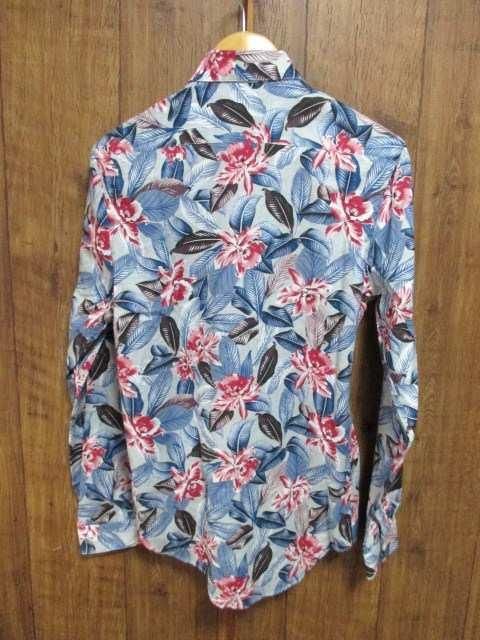 □ZARA/ザラ 花柄シャツ 長袖/アロハ/メンズ/S☆新品 < ブランド □ZARA/ザラ 花柄シャツ 長袖/アロハ/メンズ/S☆新品 < ブランドの