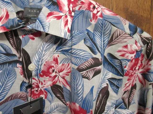 □ZARA/ザラ 花柄シャツ 長袖/アロハ/メンズ/S☆新品 < ブランド □ZARA/ザラ 花柄シャツ 長袖/アロハ/メンズ/S☆新品 < ブランドの