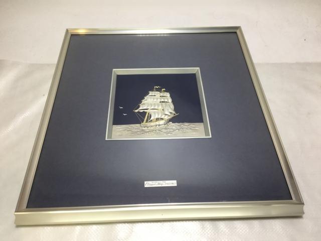 定価132,000円 関武比古氏作 純銀レリーフ  帆船7号 < ホビー  定価132,000円 関武比古氏作 純銀レリーフ  帆船7号  < ホビーの