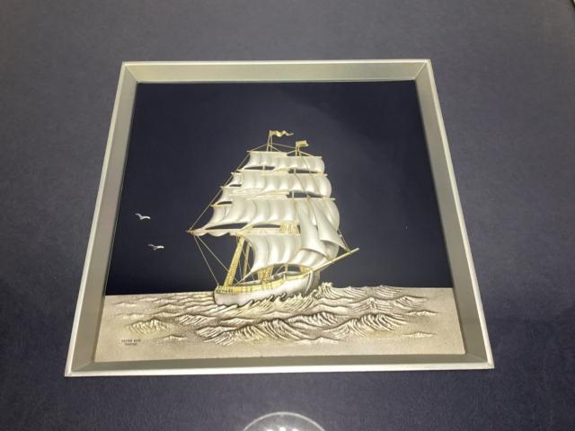定価132,000円 関武比古氏作 純銀レリーフ  帆船7号 < ホビー  定価132,000円 関武比古氏作 純銀レリーフ  帆船7号 < ホビーの