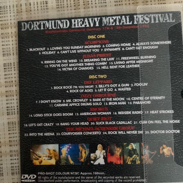 輸入盤 2枚組 DORTMUND HEAVY METAL SCORPIONS/JUDAS/DEF LEPPARD/OZZY/MSG < CD/DVD/ビデオ  輸入盤 2枚組 DORTMUND HEAVY METAL SCORPIONS/JUDAS/DEF LEPPARD/OZZY/MSG < CD/DVD/ビデオの