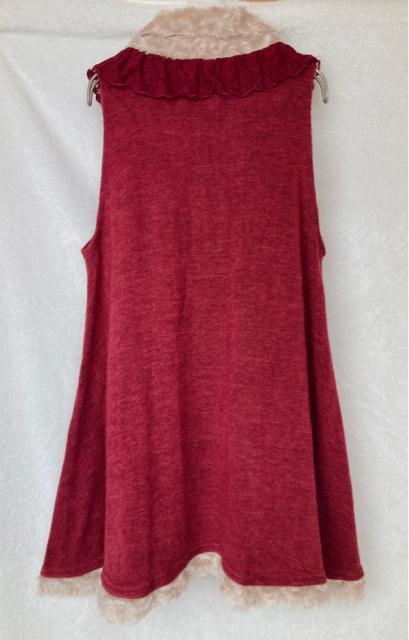 axes femme アクシーズ Aライン ファー襟 ノースリ ワンピース M N2m < ブランド  axes femme アクシーズ Aライン ファー襟 ノースリ ワンピース M N2m < ブランドの