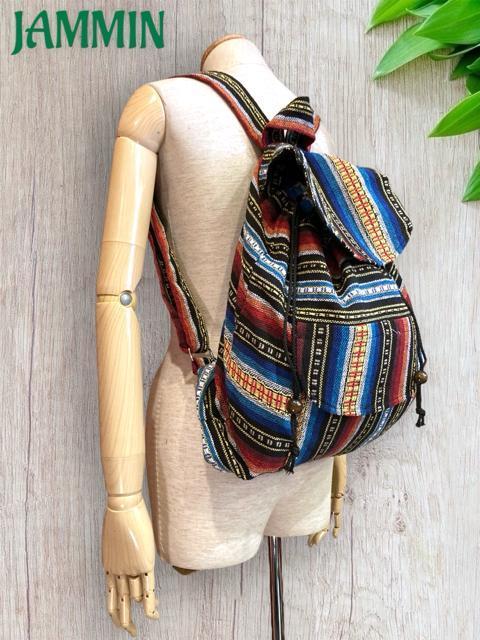 織り柄リュック エスニック リュック ヒッピー アジアン 織り柄 < 女性ファッション 織り柄リュック エスニック リュック ヒッピー アジアン 織り柄 < 女性ファッションの