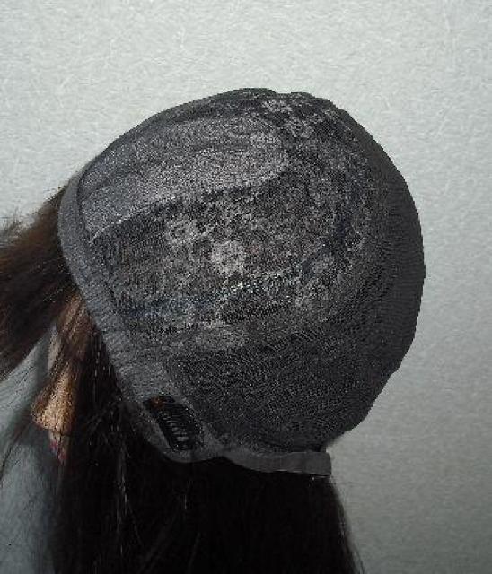 新品 人毛 セットレス ウィッグ 中分け目付き スーパーロング Mサイズ < 女性ファッション  新品 人毛 セットレス ウィッグ 中分け目付き スーパーロング Mサイズ < 女性ファッションの