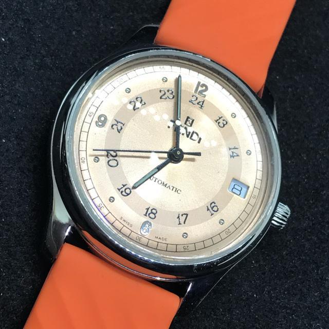 正規品 フェンディ オロロジ 自動巻 裏スケ スイス製 良品 ベルト2種付 < ブランド 正規品 フェンディ オロロジ 自動巻 裏スケ スイス製 良品 ベルト2種付 < ブランドの