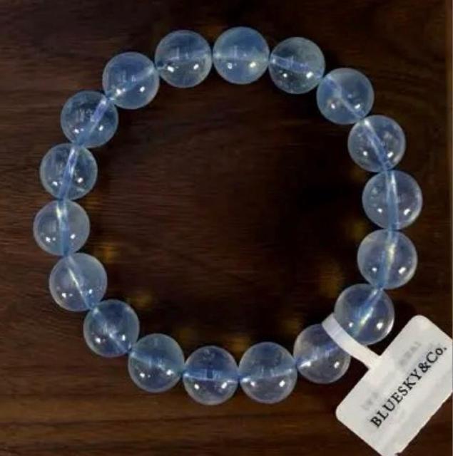 高品質天然石アクアマリンビーズブレスレット 珠約10.5mm < 女性アクセサリー/時計 高品質天然石アクアマリンビーズブレスレット 珠約10.5mm < 女性アクセサリー/時計の