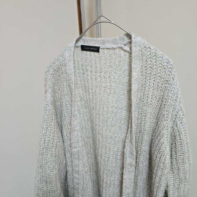 shiny ripple ロング ニット カーディガン 602 < 女性ファッション shiny ripple ロング ニット カーディガン 602 < 女性ファッションの