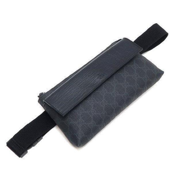 ◆ 本物 美品 ◆ GUCCI グッチ ウエストポーチ ウエストバッグ ボディバッグ ブラック 黒 グレー 人気 161833 < ブランド ◆ 本物 美品 ◆ GUCCI グッチ ウエストポーチ ウエストバッグ ボディバッグ ブラック 黒 グレー 人気 161833 < ブランドの