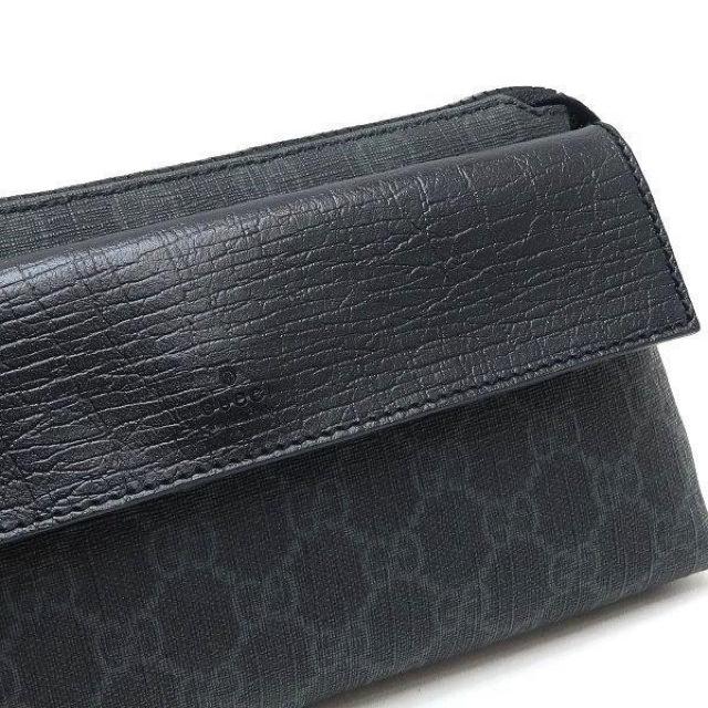 ◆ 本物 美品 ◆ GUCCI グッチ ウエストポーチ ウエストバッグ ボディバッグ ブラック 黒 グレー 人気 161833 < ブランド ◆ 本物 美品 ◆ GUCCI グッチ ウエストポーチ ウエストバッグ ボディバッグ ブラック 黒 グレー 人気 161833 < ブランドの