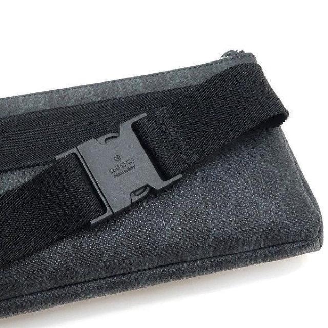 ◆ 本物 美品 ◆ GUCCI グッチ ウエストポーチ ウエストバッグ ボディバッグ ブラック 黒 グレー 人気 161833 < ブランド ◆ 本物 美品 ◆ GUCCI グッチ ウエストポーチ ウエストバッグ ボディバッグ ブラック 黒 グレー 人気 161833 < ブランドの