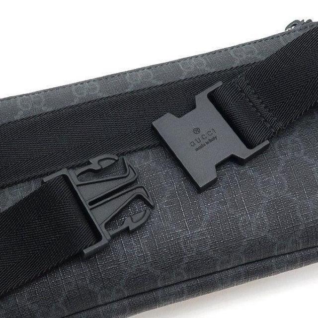 ◆ 本物 美品 ◆ GUCCI グッチ ウエストポーチ ウエストバッグ ボディバッグ ブラック 黒 グレー 人気 161833 < ブランド ◆ 本物 美品 ◆ GUCCI グッチ ウエストポーチ ウエストバッグ ボディバッグ ブラック 黒 グレー 人気 161833 < ブランドの