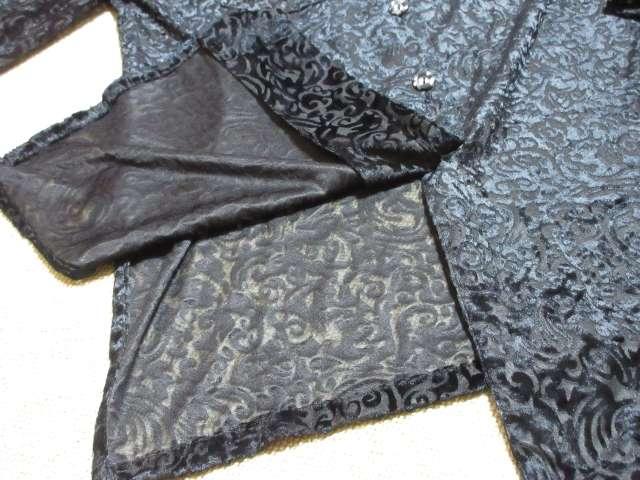 レース模様*刺繍*ボレロ*カーディガン(ブラック) < 女性ファッション  レース模様*刺繍*ボレロ*カーディガン(ブラック) < 女性ファッションの