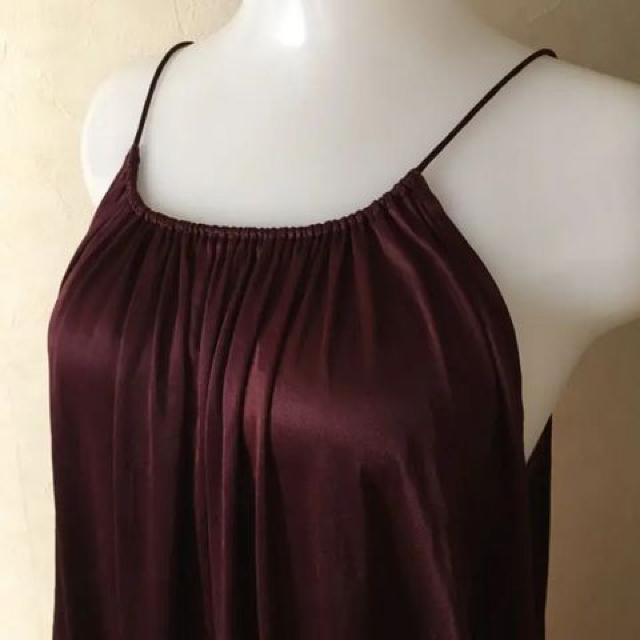 DKNY キャミソール ボルドー S < ブランド  DKNY キャミソール ボルドー S < ブランドの