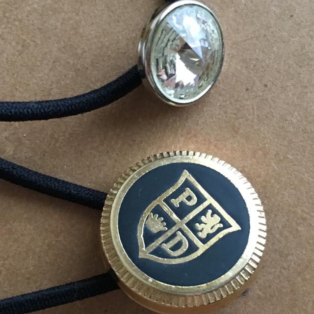 ピンキー&ダイアン ボタン ヘアゴム ハンドメイド < 女性ファッション ピンキー&ダイアン ボタン ヘアゴム ハンドメイド < 女性ファッションの