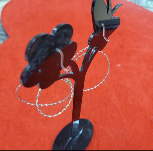 ダブルリング樹脂ピアス < 女性アクセサリー/時計  ダブルリング樹脂ピアス < 女性アクセサリー/時計の